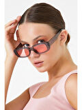 Luna Jewelry Geometrik Duman Kadın Güneş Gözlüğü