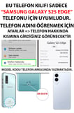 Samsung Galaxy S25 Edge Uyumlu Frida Catlo kedi Baskılı Silikon Kılıf