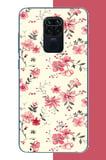 Redmi Note 9 Uyumlu kırmızı pattern Baskılı Silikon Kılıf