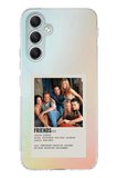 Samsung Galaxy A34 Uyumlu Friends Mini Poster Tasarımlı Baskılı Silikon Kılıf