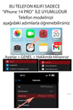 iPhone 14 PRO Uyumlu Limon Dilimleri ve Papatya Desenli Baskılı Silikon Kılıf