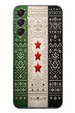 Samsung Galaxy A24 Uyumlu Suriye Bayrağı Dokuma Baskılı Silikon Kılıf