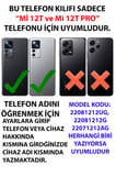 Xiaomi Mi 12T-12T PRO Uyumlu Kırmızı Mustafa Kemal Atatürk İmza Baskılı Silikon Kılıf