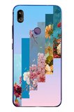 Redmi Note 7 Uyumlu Dik Çiçek Tabloları Baskılı Silikon Kılıf