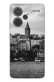 Redmi Note 13 PRO PLUS Uyumlu Galata Kulesi ve Deniz Manzaralı Baskılı Silikon Kılıf