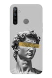 Realme 5i - 6i - C3 Uyumlu Modern Hellenistik Davut Baskılı Silikon Kılıf