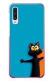 Samsung Galaxy A50 Uyumlu Kedi Uyarısı Baskılı Silikon Kılıf