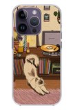 iPhone 14 PRO MAX Uyumlu Nostaljik Köpek Tasarımlı Baskılı Silikon Kılıf