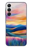 Samsung Galaxy A25 Uyumlu Renkli Pastel Günbatımı Baskılı Silikon Kılıf