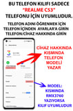 Realme C53 Uyumlu Filistin Bayrağı Baskılı Silikon Kılıf