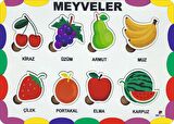 Ahşap Türkçe 4’lü Mega Set Eğitici Öğretici Yapboz çiftlik Hayv-Meyveler-şekiller-sayılar