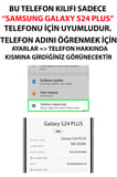 Samsung Galaxy S24 Plus Uyumlu Ay çiçeği sulu boya Baskılı Silikon Kılıf