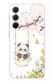 Samsung Galaxy A35 Uyumlu Sallanan Panda Baskılı Silikon Kılıf
