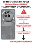 Nothing Phone (3a) Pro Uyumlu Türk Sembolü Kurt ve Bayrak Desenli Baskılı Silikon Kılıf