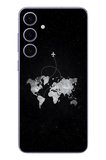 Samsung Galaxy S24 Plus Uyumlu Dünya Haritası Uçuş Baskılı Silikon Kılıf