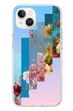 İphone 13/14 Uyumlu Dik Çiçek Tabloları Baskılı Silikon Kılıf
