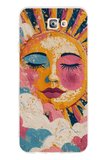 Samsung Galaxy J7 Prime Uyumlu Efsunlu Güneş Baskılı Silikon Kılıf