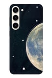 Samsung Galaxy S23 Uyumlu Minimalist Galaksi Yıldızlı Gece Baskılı Silikon Kılıf