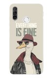 Huawei P30 Lite Uyumlu Everything is fine Baskılı Silikon Kılıf