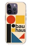 iPhone 14 PRO MAX Uyumlu Bauhaus Akımı Baskılı Silikon Kılıf
