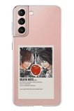 Samsung Galaxy S21 Uyumlu Death Note Poster Tasarımlı Baskılı Silikon Kılıf