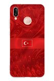 Huawei P20 Lite Uyumlu Türk Milli Takım Desenli Forma Baskılı Silikon Kılıf