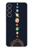 Samsung Galaxy S23 Fe Uyumlu Gezegenler Baskılı Silikon Kılıf
