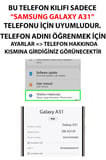 Samsung Galaxy A31 Uyumlu Atanın İzi İmza Baskılı Silikon Kılıf