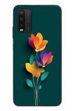 Redmi 9T Uyumlu Modernizimin Çicekleri Baskılı Silikon Kılıf