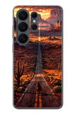 Samsung Galaxy S26 Ultra Uyumlu Kovboy Yolda Baskılı Silikon Kılıf