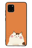Samsung Galaxy Note 10 Lite Uyumlu Kedi Baskılı Silikon Kılıf