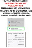 Samsung Galaxy A12-M12 Uyumlu Atatürk Father of the Turks Baskılı Silikon Kılıf