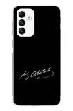 Samsung Galaxy A05s Uyumlu Atanın İzi İmza Baskılı Silikon Kılıf
