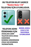 Redmi Note 11E Uyumlu Crazy Trust Baskılı Silikon Kılıf