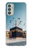 Samsung Galaxy M13-M23 Uyumlu Kabe Umre ve Kuşlar Baskılı Silikon Kılıf
