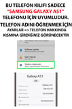 Samsung Galaxy A51 Uyumlu Arı ve Papatyalar Baskılı Silikon Kılıf