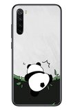 Redmi Note 8 Uyumlu Bambuya Çıkan Panda Baskılı Silikon Kılıf