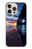 İphone 16 Pro Max Uyumlu Deniz Günbatımı Baskılı Silikon Kılıf