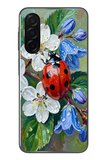 Samsung Galaxy A26 Uyumlu Uğur Böceği Yağlı Boya Baskılı Silikon Kılıf