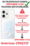 Oppo Reno 14 5G Uyumlu Pembe Posta Pulları Baskılı Silikon Kılıf