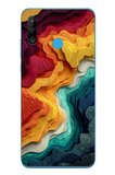 Huawei P30 Lite Uyumlu Renk Dalgaları Baskılı Silikon Kılıf