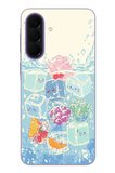 Samsung Galaxy A57 Uyumlu Kare Buzlar Baskılı Silikon Kılıf