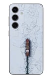 Samsung Galaxy S24 Uyumlu Yük Gemisi Baskılı Silikon Kılıf