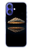İphone 16 Uyumlu Bulut  Yansıması Baskılı Silikon Kılıf
