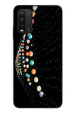 Redmi 9T Uyumlu Gezegenlerin Dansı Baskılı Silikon Kılıf