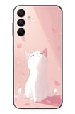 Samsung Galaxy A15 Uyumlu Minnoş Kedi Baskılı Silikon Kılıf