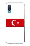 Samsung Galaxy A02 Uyumlu Türk Milli Takım Beyaz Forma Baskılı Silikon Kılıf