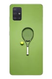 Samsung Galaxy A51 Uyumlu Tenis Raketi Baskılı Silikon Kılıf