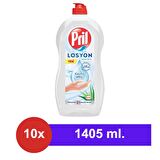 Pril Elde Yıkama Sıvı Bulaşık Deterjanı Losyon Aloe Vera 10 Adet x1405 ml