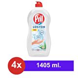Pril Elde Yıkama Sıvı Bulaşık Deterjanı Losyon Aloe Vera 4 Adet x1405 ml
